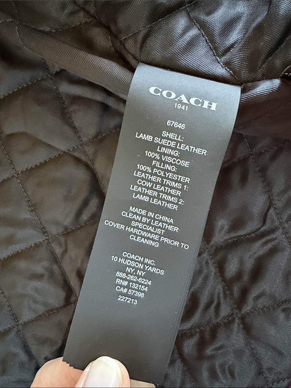 Coach Magenta Suede Moto Jacket - Picture 8 of 10
